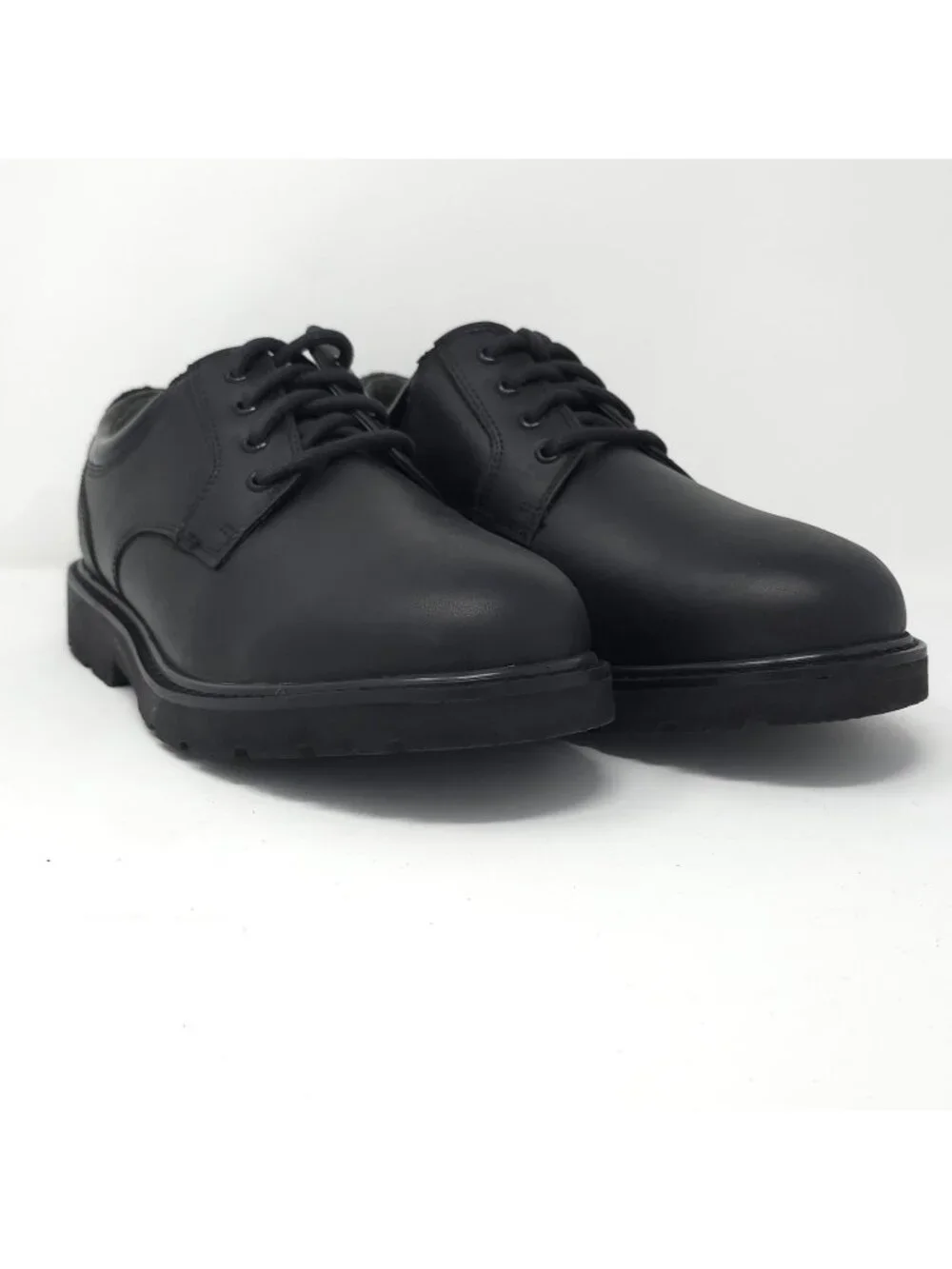 New Dockers Oxford Shelter Black Full Grain Leather Plain Toe Men’s 8W
